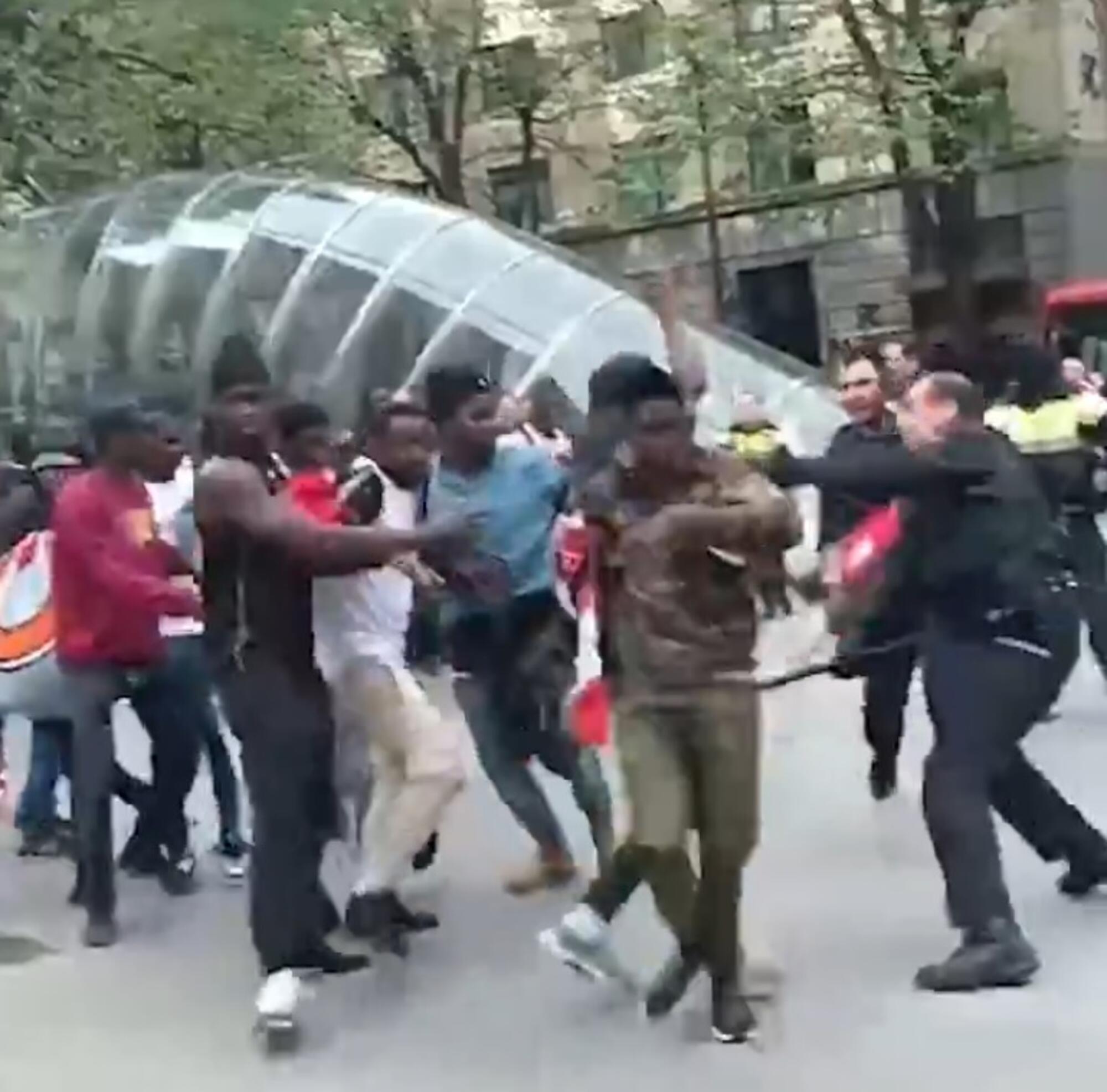 Violencia policial en el top manta de Bilbo